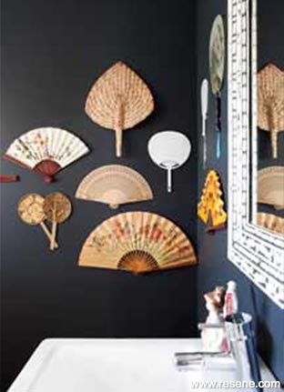 Using dark colours in small spaces