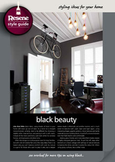 Black has timeless style