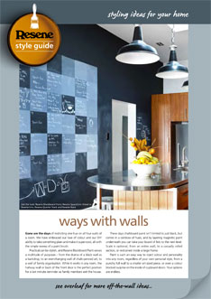 Styling ideas for colourful and fun walls