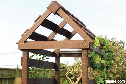 How to paint or stain in your garden
