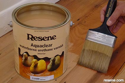 How to paint, stain or coat a floor