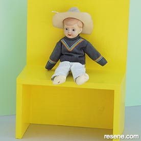 Make an chair for your toys and dolls