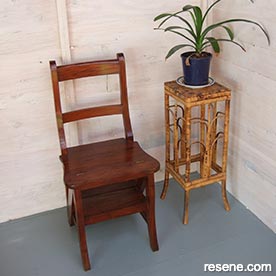 Pale wood interior 