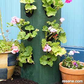 Upright planter
