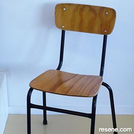 Rejuvenate a school chair