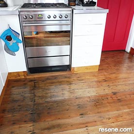 Resurface a kitchen floor