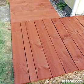 Wooden walkway 