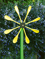 Make a bird scarer for the garden