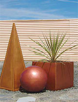 How to make metallic effect planters