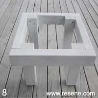 Step 8 how to make kids' garden furniture