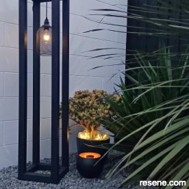 Solar floor lamp 