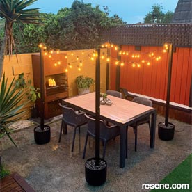Festoon light supports