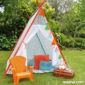 How to make a play tent