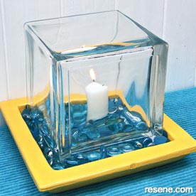 How to make an outdoor candle holder