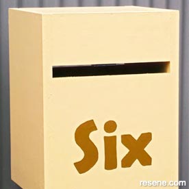Plywood mailbox