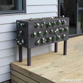 Cascading planter box