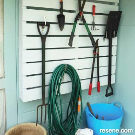 Reclaimed storage rack