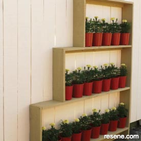 Outdoor shelves