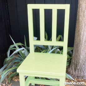 DIY garden chair