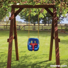 Swing set frame 