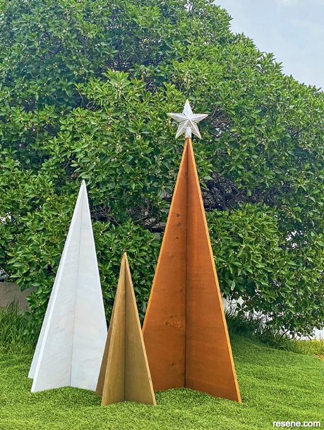 How to make flat pack Xmas trees