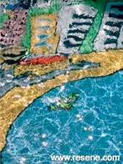 Underwater mural