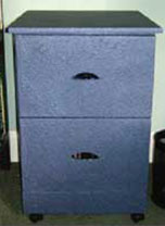 How to make a metallic filing cabinet