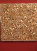 How to create a gold textured painting