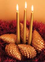 How to make a christmas candleholder