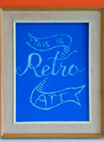 How to make blackboard art
