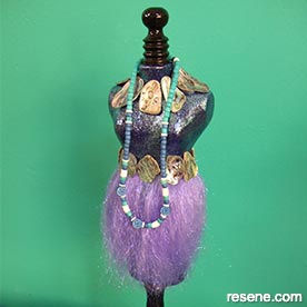 Paua necklace stand