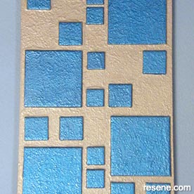 Abstract metallic panel 