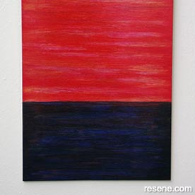 Woodgrain landscape