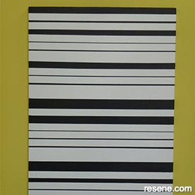Black & white abstract artwork