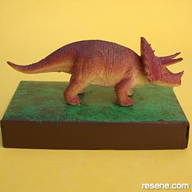 Kids model animals stand