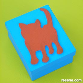 Kitty box project for kids