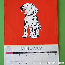 Turn a calendar into a real work of art 