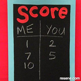 Scoring blackboard