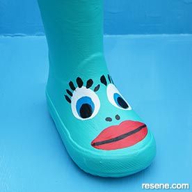 Painted gumboots project