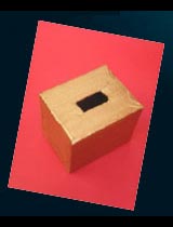 Paint a gold money box