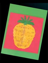 Paint a pineapple picture