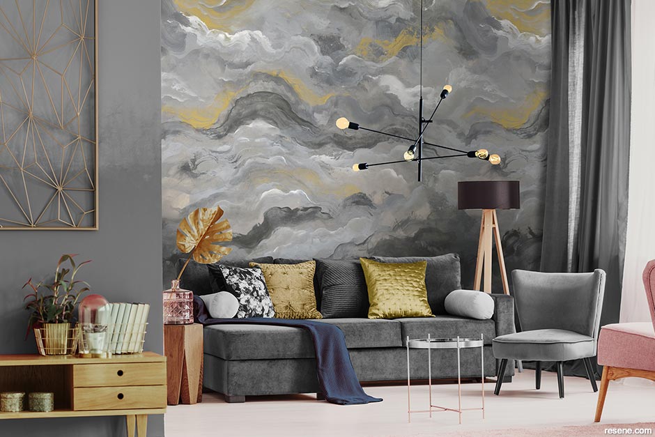 Resene Wallpaper Collection 99347 - artful and dramatic impact