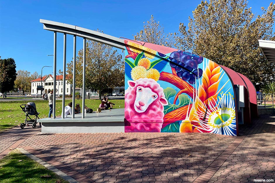 Naracoorte Sound Shell Mural