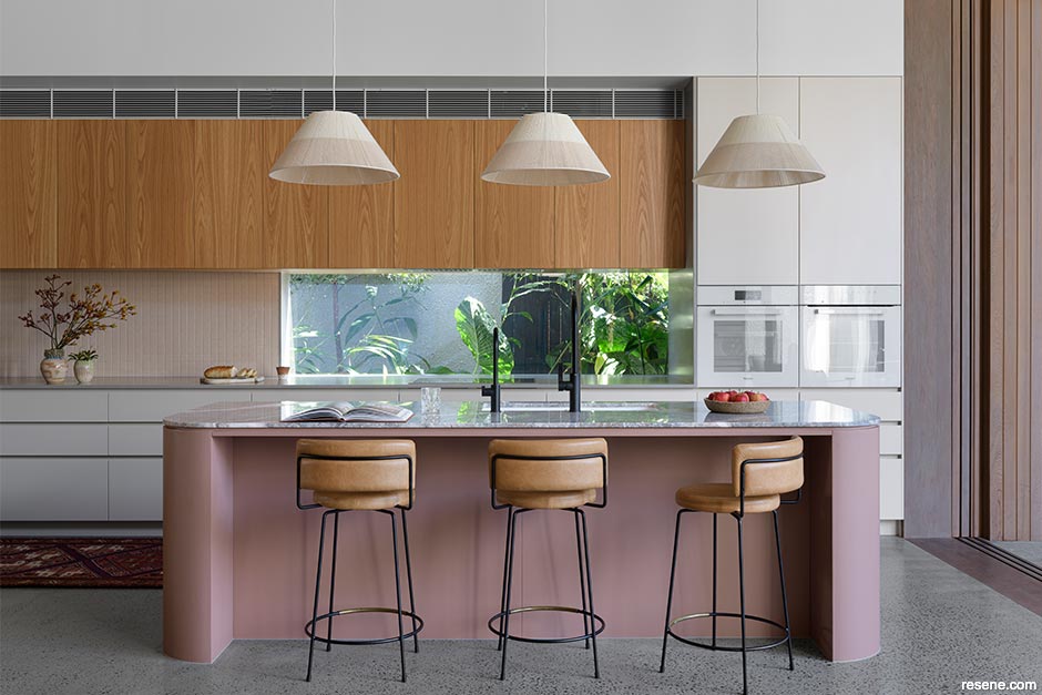 A playful kitchen design