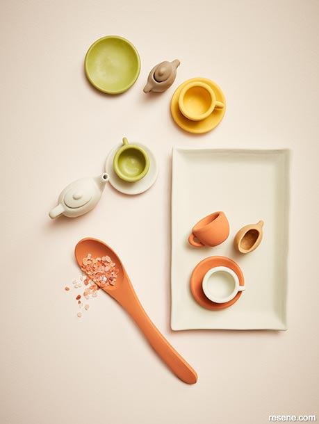 Using brighter accent tones - moodboard