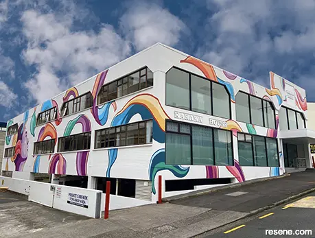 A mural with bold use of colour - 2