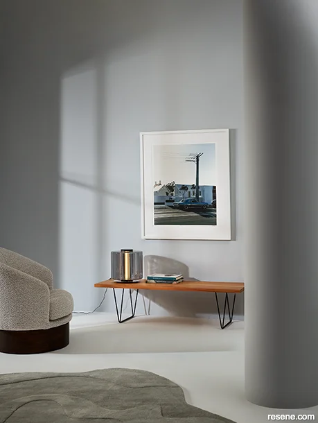 Home interior using character neutrals