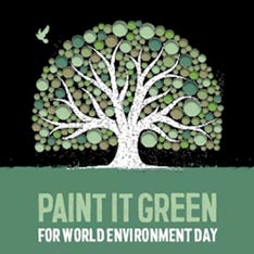 Paint it green for World Environment Day