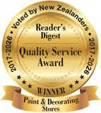 Reader's Digest Quality Service Award Winner 2017-2026 Paint & Decorating Stores