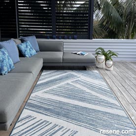 Bring style underfoot with the Resene Living Outdoor Rug range